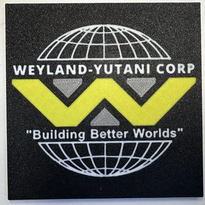 Logo Weyland-Yutani phong cách Alien