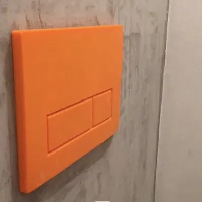 Nút xả kép Geberit in ấn nguyên khối không lò xo