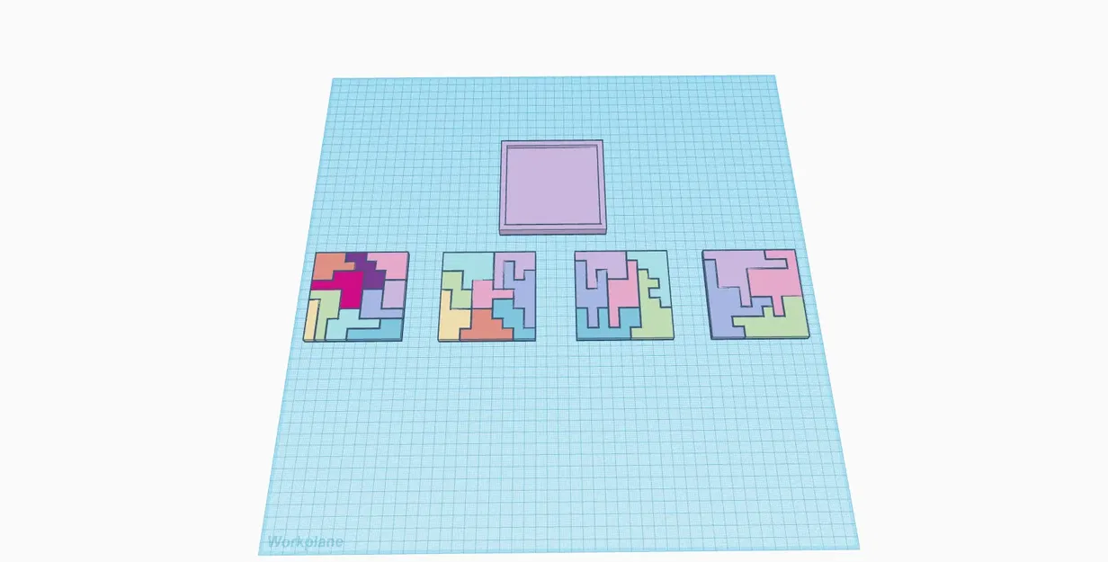 Bộ xếp hình 4 cấp độ khó với 10, 8, 6 và 4 mảnh - Image 1