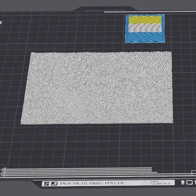 Mô hình lithophane hoa sen đen từ thẻ MTG Black Lotus