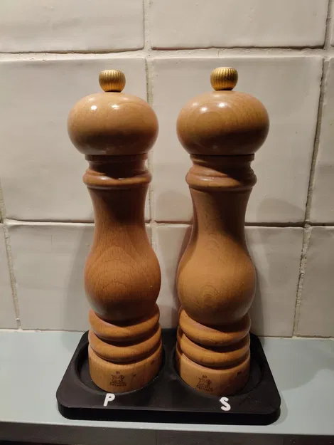 Khay đựng máy xay tiêu và muối cho bếp - Image 1