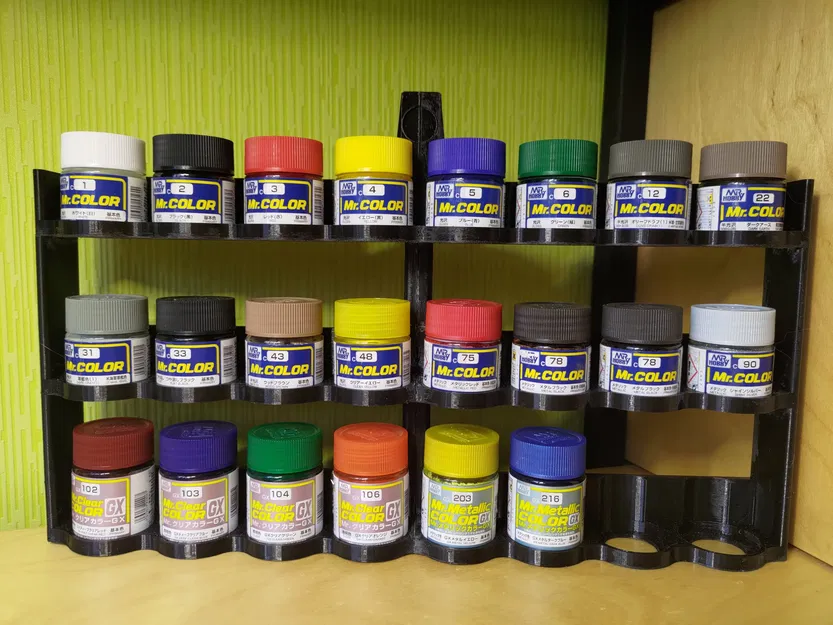 Giá đỡ chai sơn cho chai 10ml và 15ml của Mr. Hobby - Image 1