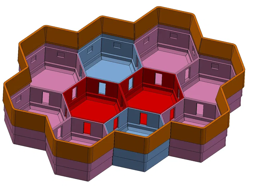 Đế lớn cho đài phun nước để bàn kiểu modular - Image 2