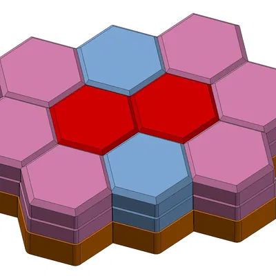 Đế lớn cho đài phun nước để bàn kiểu modular