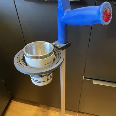 Giá đỡ cốc tự cân bằng cho thanh 22mm dùng trong nạng