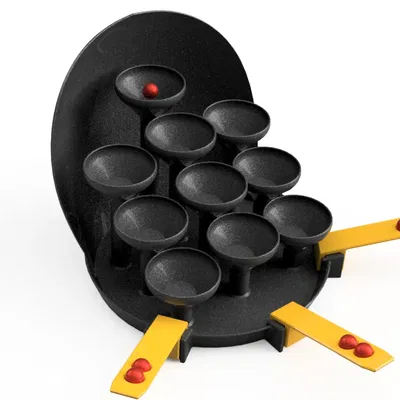 Máy ném bi marble vào rổ không thể tưởng tượng nổi