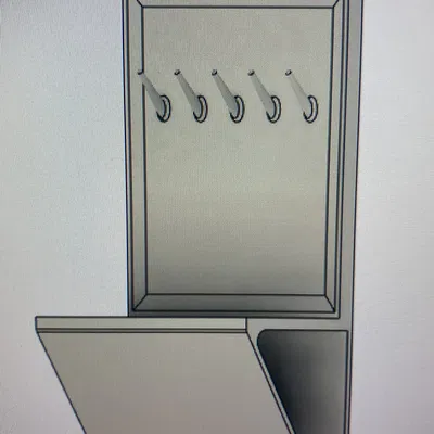 Giá đỡ chìa khóa đơn giản để tổ chức đồ vật nhỏ