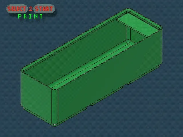 Thùng chứa 3x1x5 cho bàn làm việc Gridfinity - Image 1