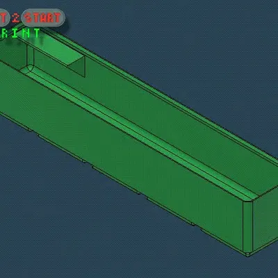 Thùng 1x5x5 Gridfinity cho tổ chức bàn làm việc