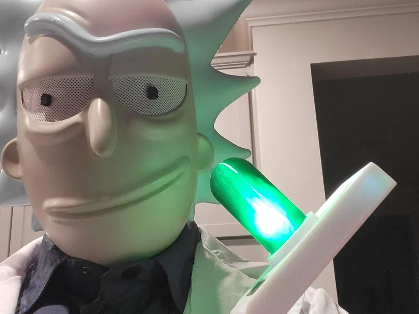 Súng portal của Rick Sanchez với thiết kế có đèn - Image 1