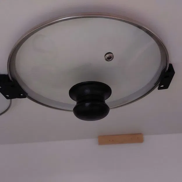 Giá đỡ nắp chảo gắn trên trần tủ bếp - Image 1