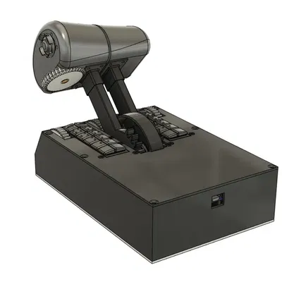 Bộ điều khiển ga với 7 trục và 32 nút bấm