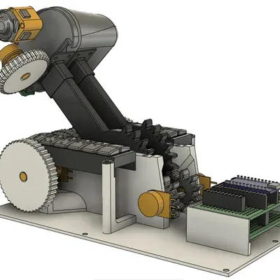 Bộ điều khiển ga với 7 trục và 32 nút bấm