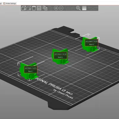 Giá đỡ màu filament mini Phil từ MatterHackers