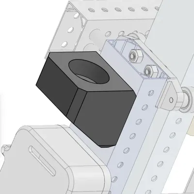 Giá đỡ đèn an toàn cho robot FRC 4099 The Falcons