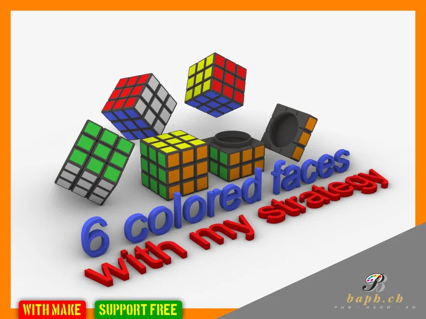 Hộp Rubik điên rồ 90x90x90mm với 6 màu sắc - Image 1