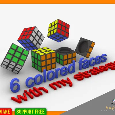 Hộp Rubik điên rồ 90x90x90mm với 6 màu sắc