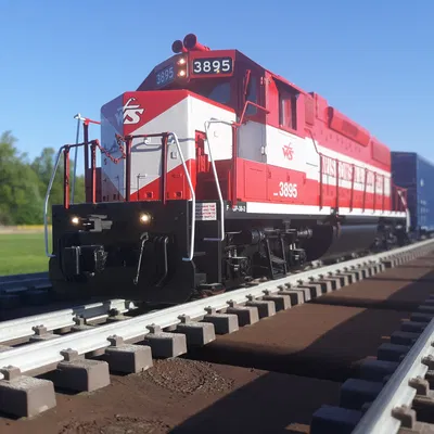 Bình nhiên liệu nâng cấp cho tàu GP38 của USA Trains