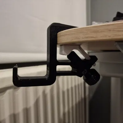 Giá treo tai nghe 3.0 cho bàn có độ dày 24mm