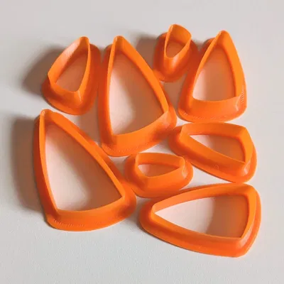 Bộ cắt đất sét - tam giác mềm không đối xứng