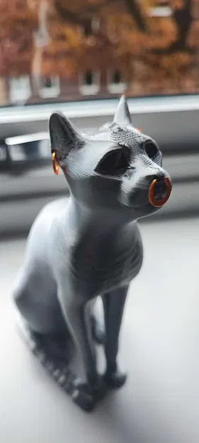 Bản sao tượng mèo Gayer-Anderson không cần hỗ trợ - Image 1