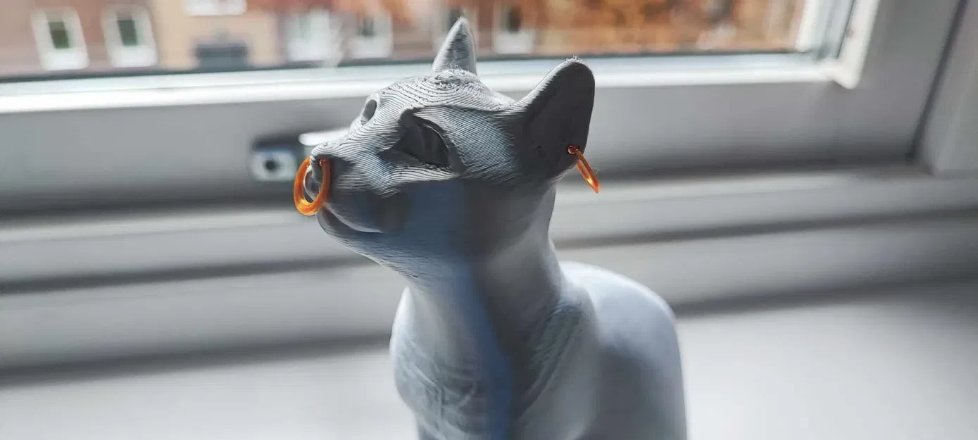 Bản sao tượng mèo Gayer-Anderson không cần hỗ trợ - Image 3