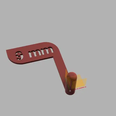 Cờ nhận diện an toàn cho súng 9mm