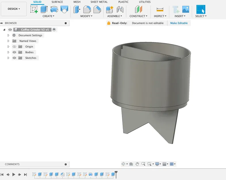 Mở rộng phễu cho máy xay cà phê Capresso Infinity - Image 2