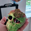 Đầu lâu hoa nghệ thuật cho in 3D - Thumbnail 1