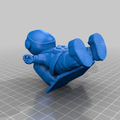 Phi hành gia đang đu trên xích đu