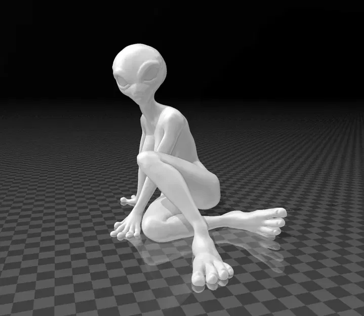 Nhân vật người ngoài hành tinh W Alien phong cách nghệ thuật - Image 1