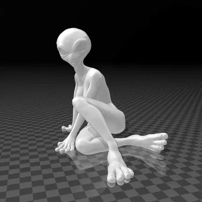 Nhân vật người ngoài hành tinh W Alien phong cách nghệ thuật