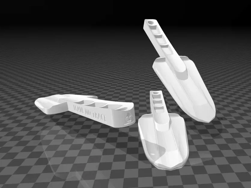 Xẻng đi bộ đường dài siêu nhẹ để không để lại dấu vết - Image 1