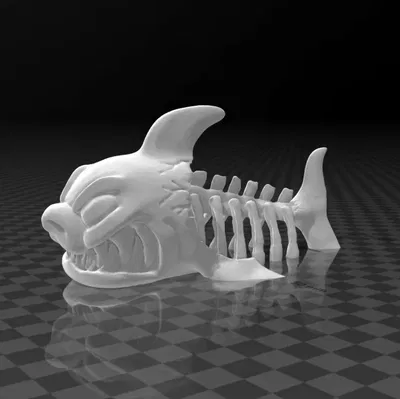 Cá giận dữ dễ in không cần hỗ trợ hoặc bè