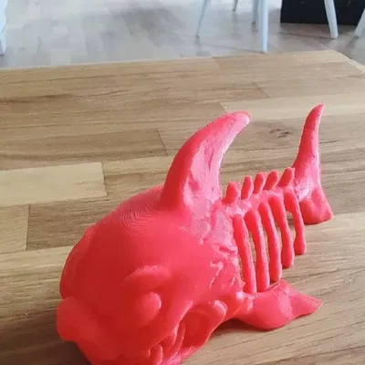 Cá giận dữ dễ in không cần hỗ trợ hoặc bè