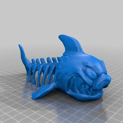 Cá giận dữ dễ in không cần hỗ trợ hoặc bè