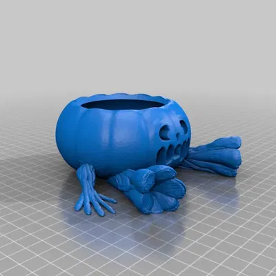 Bí ngô Halloween dễ in 3D