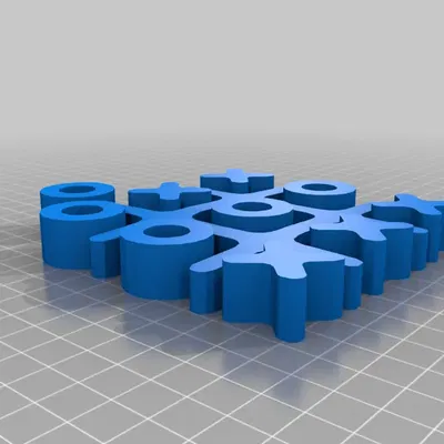 Trò Chơi Cờ Ca-rô 3D - In 3D & Cắt Laser