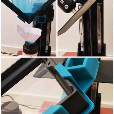 Cánh tay thoát nước cho bàn in và bình chứa cho máy in ELEGOO Saturn