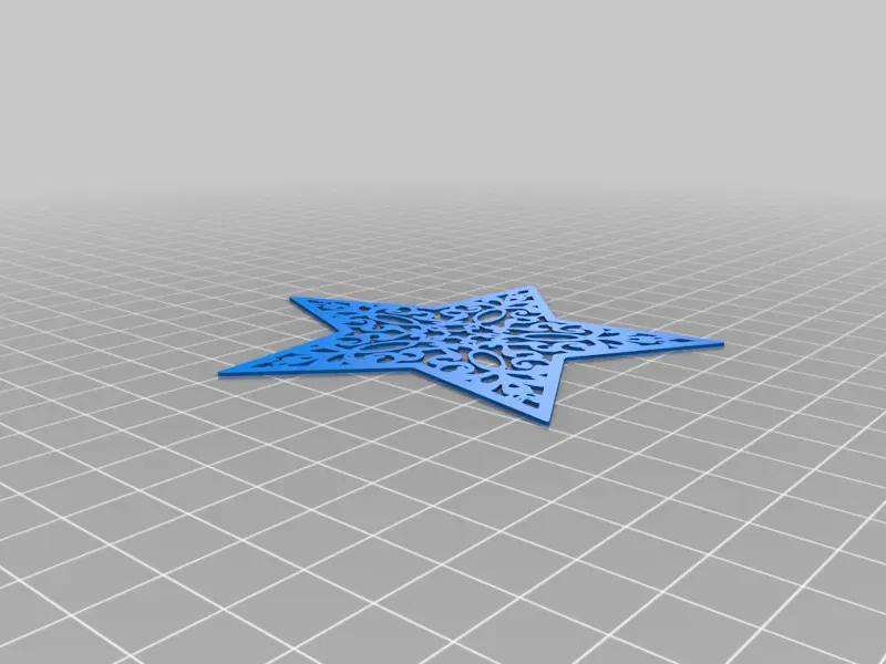 Ngôi sao và đỉnh cây thông Giáng Sinh 3D - Image 3