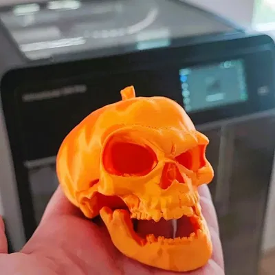 Đầu lâu bí ngô Halloween trang trí nghệ thuật