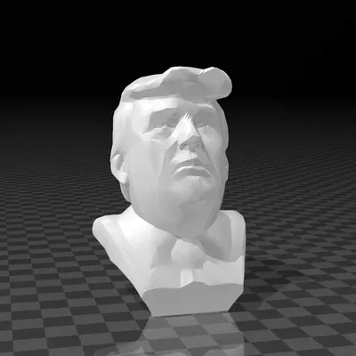 Mô hình 3D Tổng thống Mỹ Donald J. Trump