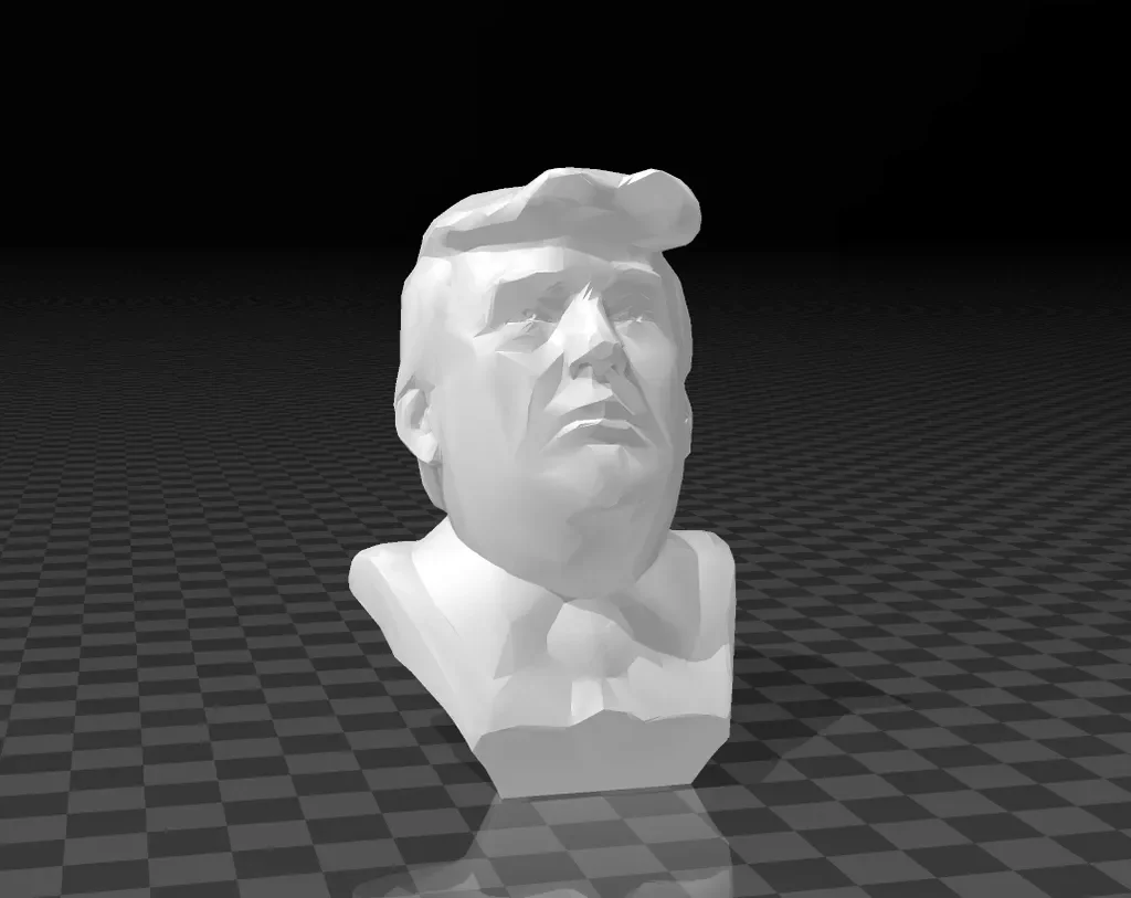 Mô hình 3D Tổng thống Mỹ Donald J. Trump 1