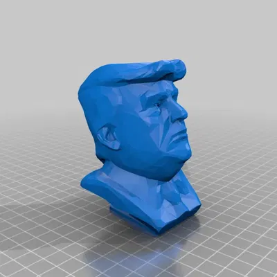 Mô hình 3D Tổng thống Mỹ Donald J. Trump