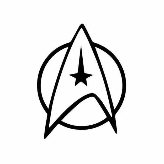 Biểu tượng Star Trek cháy trên áo khoác da - Image 2