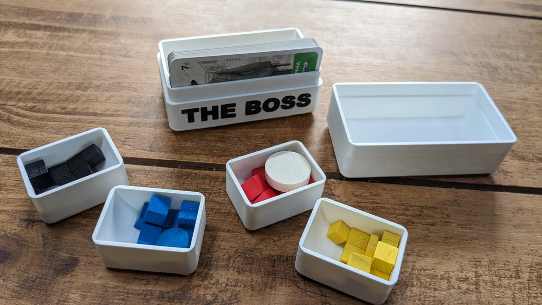 Hộp lưu trữ trò chơi board game The Boss - Image 1