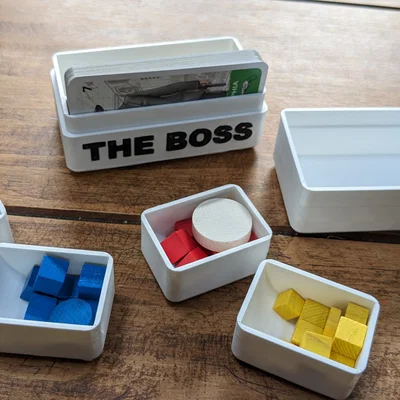 Hộp lưu trữ trò chơi board game The Boss