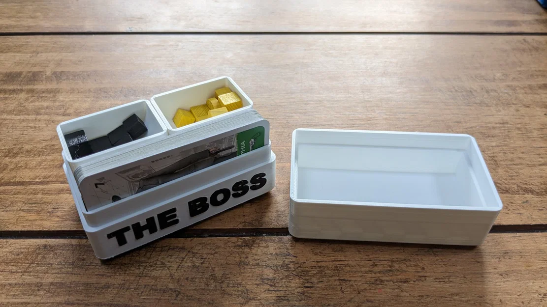 Hộp lưu trữ trò chơi board game The Boss - Image 2