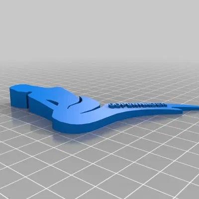 Biểu tượng thành phố Copenhagen độc đáo cho dự án in 3D