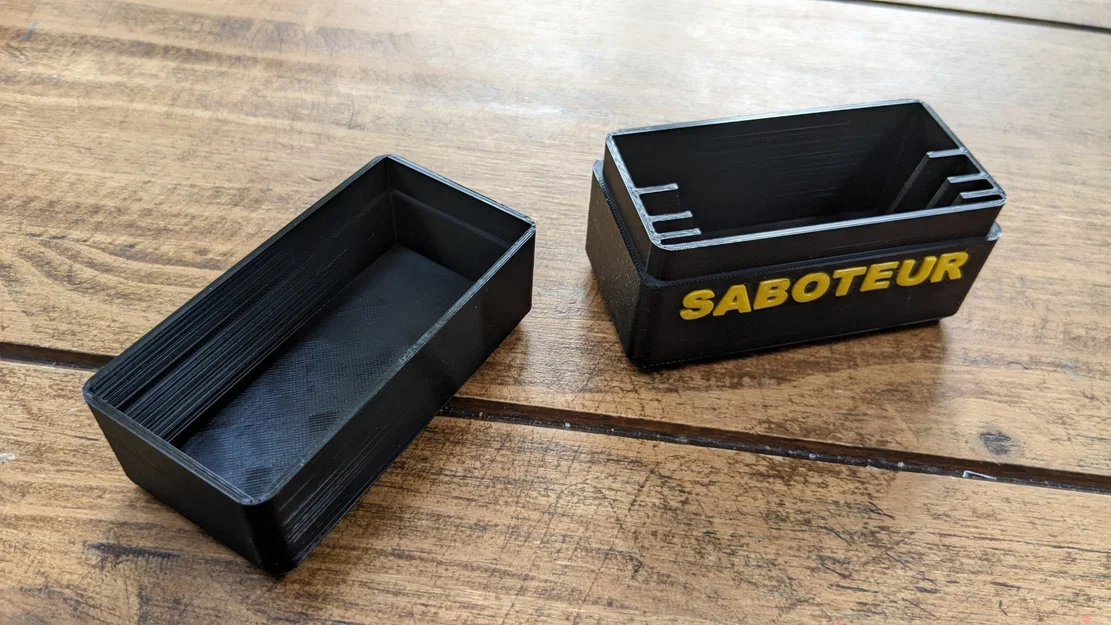 Hộp lưu trữ trò chơi board game Saboteur - Image 1